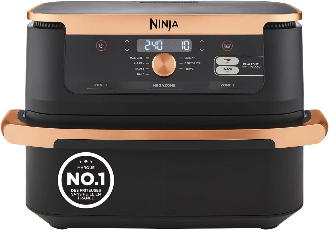 Ninja Foodi FlexDrawer AF500EUCP, 10.4 L dual zone air fryer: main view