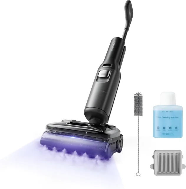 Main view of the Roborock F25 Ultra, cordless steam vacuum and mop